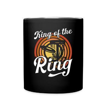 King Of Disc Golf ring - Full Colour Mug - black - Front