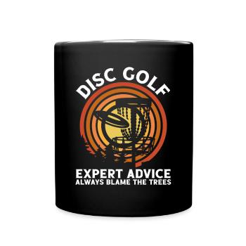 Expert for Disc Golf - Full Colour Mug - black - Front