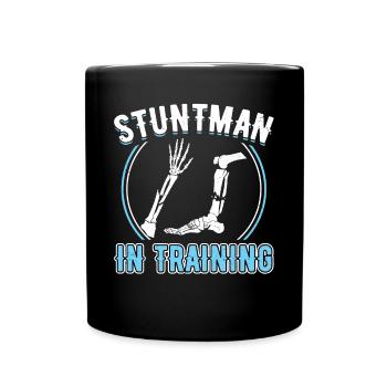 Geschichte Des Gebrochenen Arms - Tasse einfarbig - Schwarz - Vorne