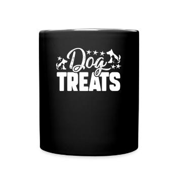 Gâteries pour chiens - Mug uni - noir - Devant