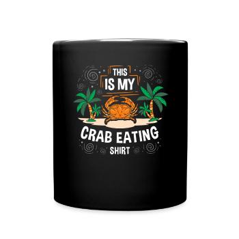 Cancer Cadeau Crevette Crabe Homard Scorpion - Mug uni - noir - Devant