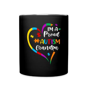 Autismus - Tasse einfarbig - Schwarz - Vorne