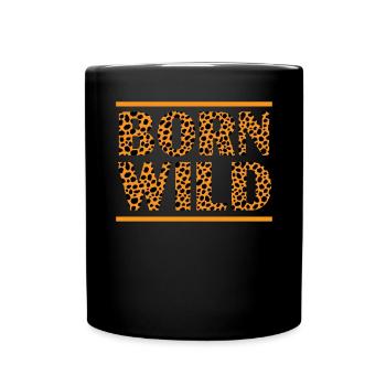 Né Faune Sauvage Animal Zookeeper Cheetah - Mug uni - noir - Devant