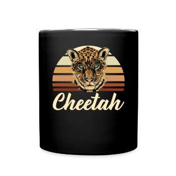 Tierhaltung Tierhaltung Tierpfleger Gepard - Tasse einfarbig - Schwarz - Vorne