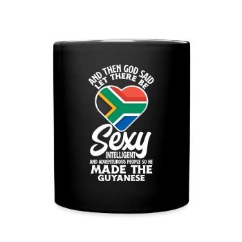Lustiges Geschenk Zum Guyanischen Erbe - Tasse einfarbig - Schwarz - Vorne