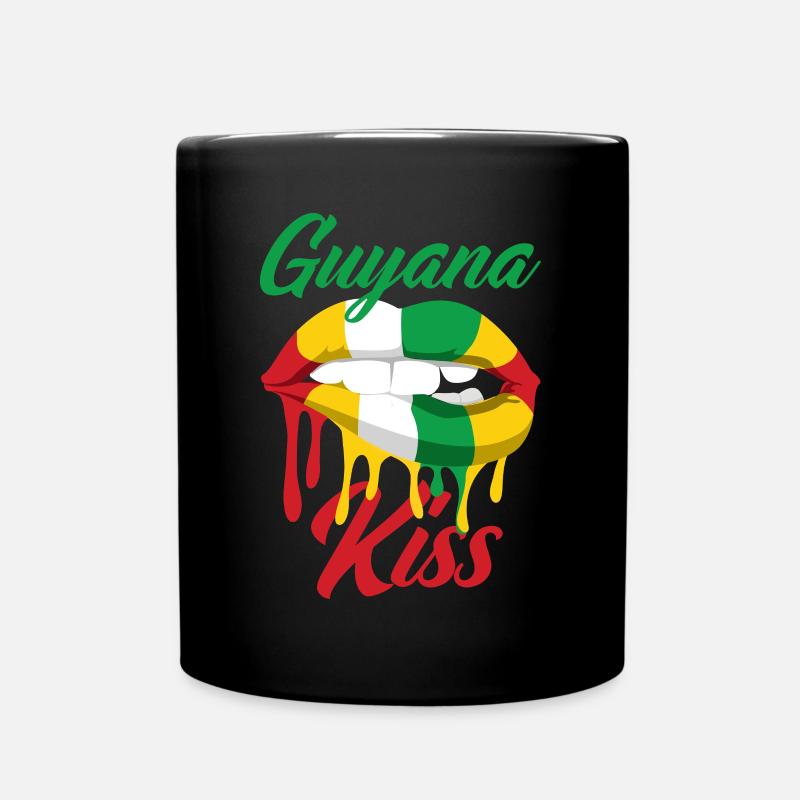 Guyana Guyana Baiser Drôle Cadeau Guyanais - Mug uni - noir