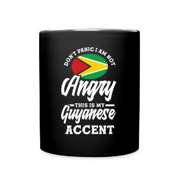 Lustiges Geschenk Zum Guyanischen Erbe - Tasse einfarbig - Schwarz - Vorne