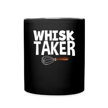 Lustiges Hobby Bäcker Geschenk - Tasse einfarbig - Schwarz - Vorne
