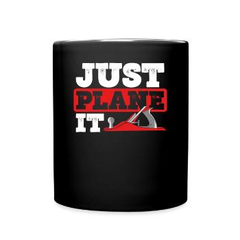 Just plan it - Full Colour Mug - black - Front