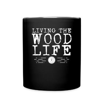 The Life of Wood - Full Colour Mug - black - Front