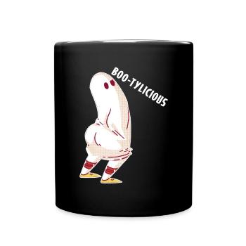Boo-Tylicous Chemise Fantôme Halloween Fantôme - Mug uni - noir - Devant