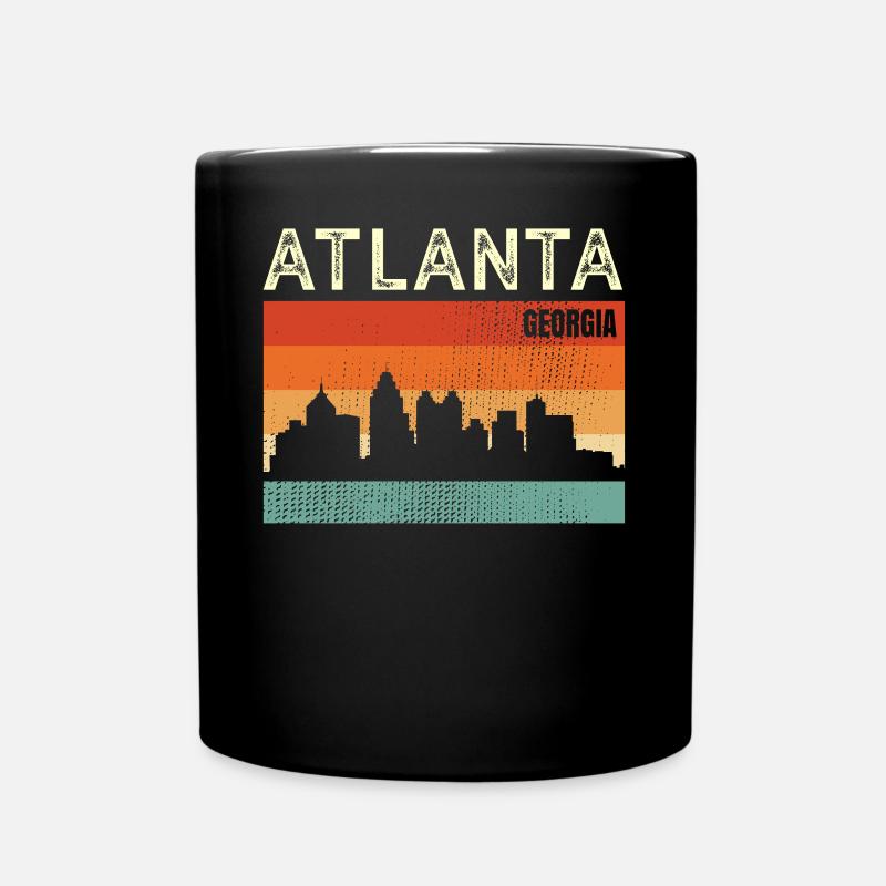 Atlanta Georgien - Tasse einfarbig - Schwarz