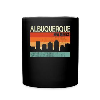 Albuquerque, New Mexico - Tasse einfarbig - Schwarz - Vorne