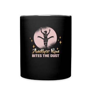 Running Marathon Runner Running - Full Colour Mug - black - Front