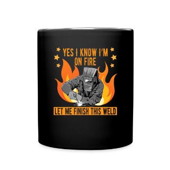 Conception de slogan de soudeur pour les métallurgistes - Mug uni - noir - Devant