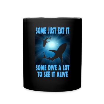 Instructeur de conception de plongée sous-marine Snorkeling - Mug uni - noir - Devant