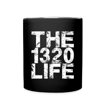 La Vie 1320 2 - Mug uni - noir - Devant