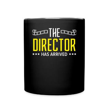 Der Regisseur ist als Filmemacher angekommen - Tasse einfarbig - Schwarz - Vorne