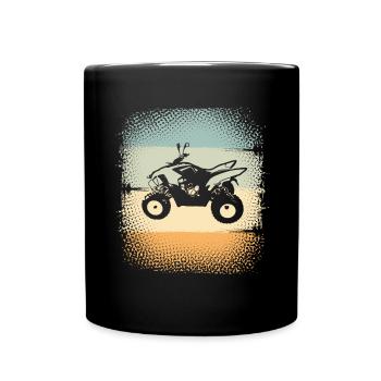 Quad VTT Tout-terrain Quad Riders - Mug uni - noir - Devant