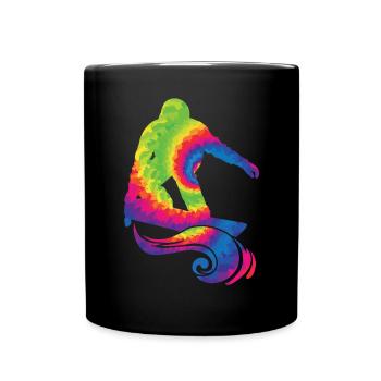 Sandboard Sanboarder Boardsport Sandboarding - Full Colour Mug - black - Front