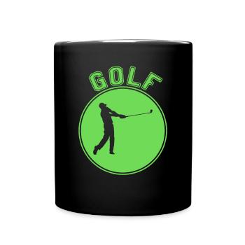 Golfe - Mug uni - noir - Devant