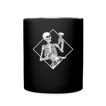 Schmied Schmiede Amboss Metallbauer Metall - Tasse einfarbig - Schwarz - Vorne