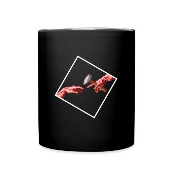 Schmied Schmiede Amboss Metallbauer Metall - Tasse einfarbig - Schwarz - Vorne