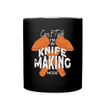 Blacksmith forge anvil metal worker funny saying - Full Colour Mug - black - Front