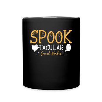 Spook Tacular Social Worker Shirt - Tasse einfarbig - Schwarz - Vorne