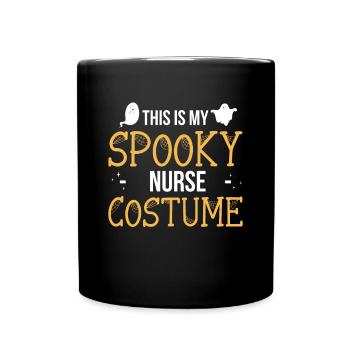 C’est ma chemise de costume Nurs effrayante Halloween - Mug uni - noir - Devant