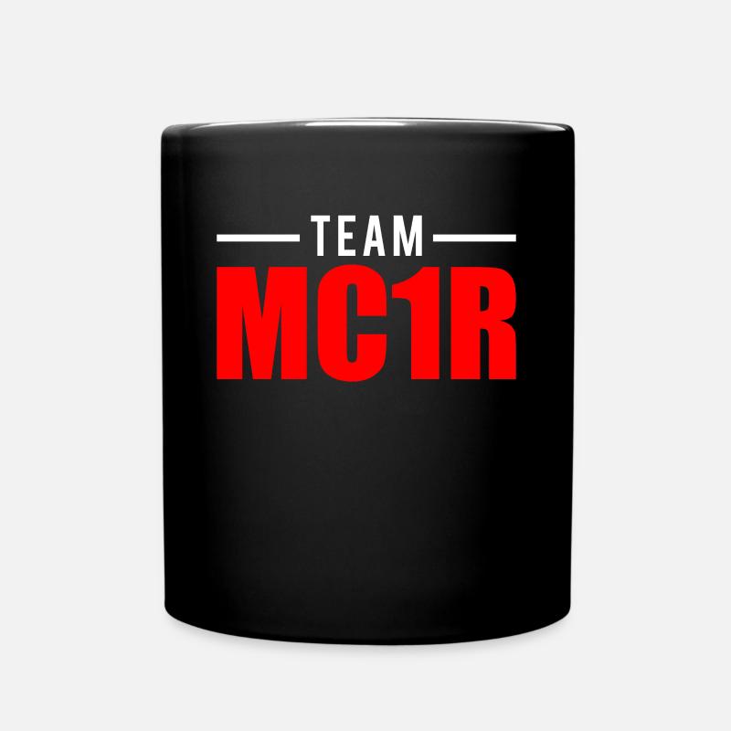 Équipe MC1R Chemise Cheveux Roux Cadeau Rousse - Mug uni - noir