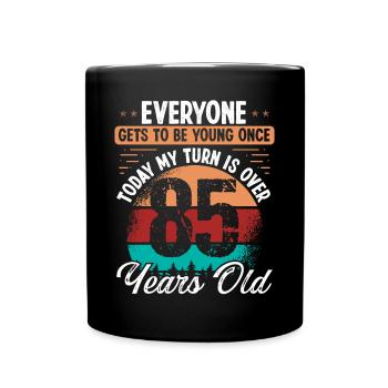 Idée d’anniversaire de 85 ans pour hommes 85 anniversaire - Mug uni - noir - Devant