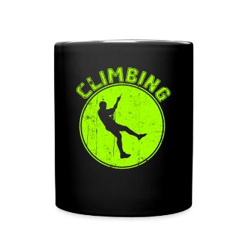 Grimper - Mug uni - noir - Devant
