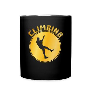Grimper - Mug uni - noir - Devant