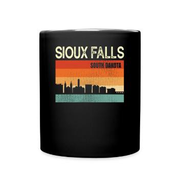 Sioux Falls South Dakota - Full Colour Mug - black - Front