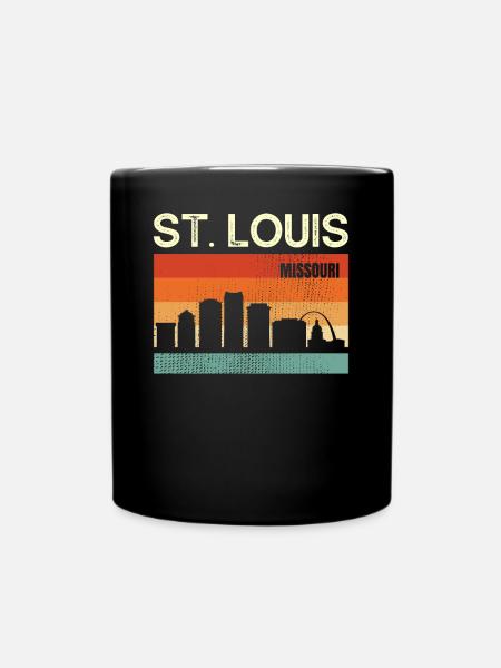 St. Louis Missouri - Tasse einfarbig - Schwarz