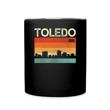 Toledo Ohio - Full Colour Mug - black - Front
