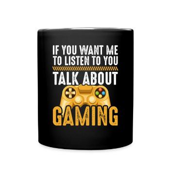 Gaming Gamers Gamble Games Gamer - Full Colour Mug - black - Front