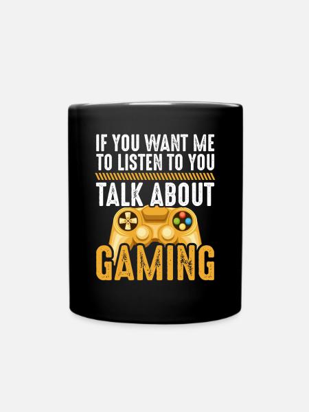 Gaming Gamers Gamble Jeux Gamer - Mug uni - noir