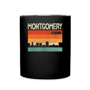 Montgomery Alabama - Tasse einfarbig - Schwarz - Vorne