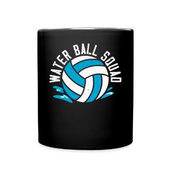 Water Ball Squad Aufblasbare Kugel Pool Party - Tasse einfarbig - Schwarz - Vorne