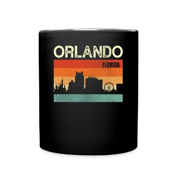 Orlando Florida - Full Colour Mug - black - Front