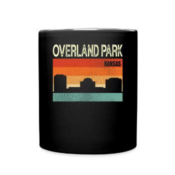 Überlandpark Kansas - Tasse einfarbig - Schwarz - Vorne