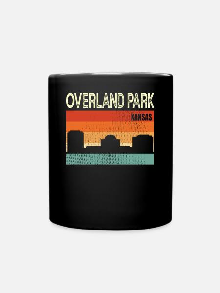 Überlandpark Kansas - Tasse einfarbig - Schwarz