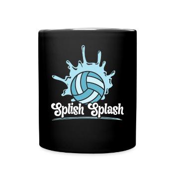 Splish Splash Aufblasbarer Sphere Squad Wasserball - Tasse einfarbig - Schwarz - Vorne