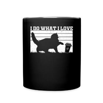 Propriétaire de chat Amoureux des chats Drôle de chat - Mug uni - noir - Devant