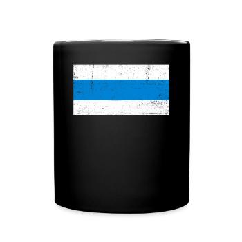 Drapeau de la Russie Nouveau - Mug uni - noir - Devant