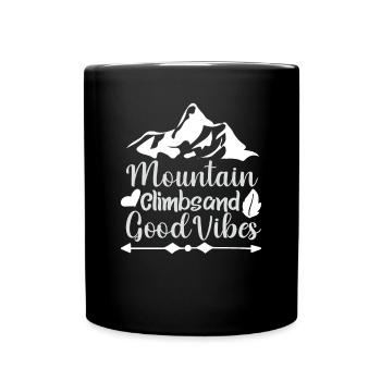 Mountaineering Sand good vibes - Full Colour Mug - black - Front