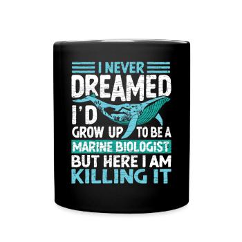 Meeresbiologe Meeresbiologie Marine Biologist - Tasse einfarbig - Schwarz - Vorne