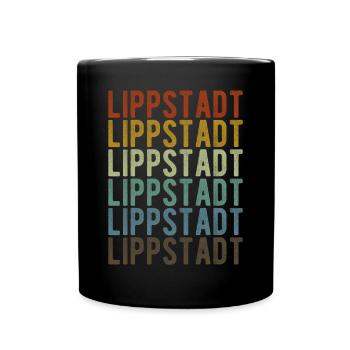 Lippstadt Stadt Retro Vintage - Tasse einfarbig - Schwarz - Vorne